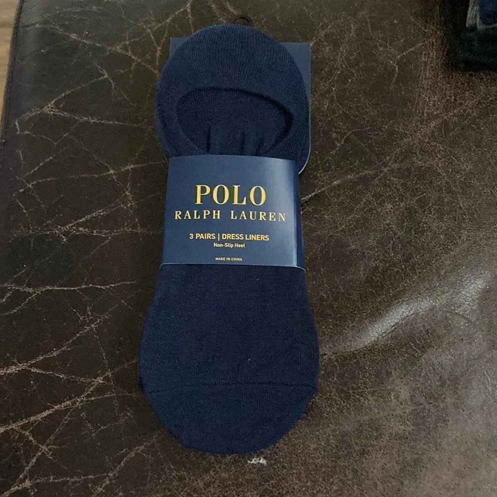 Polo Ralph Lauren Dress Liner Socks 3pk